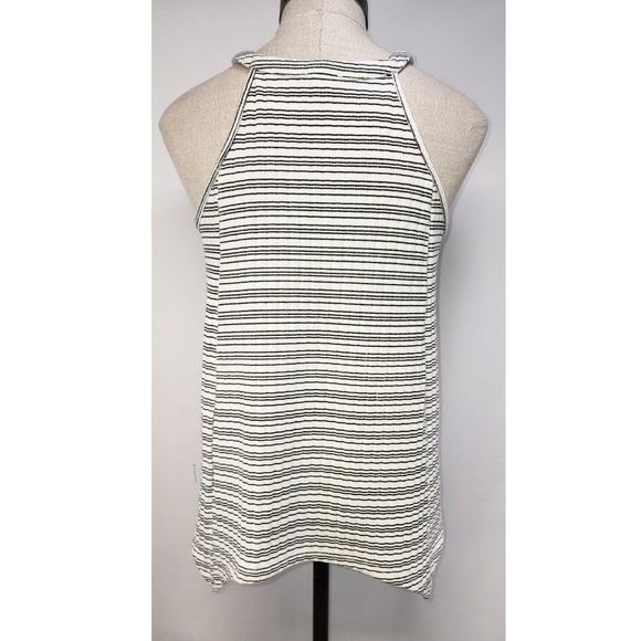 Vince Camuto Women's Black & White Striped Tank Top Size XS - Picture 3 of 6